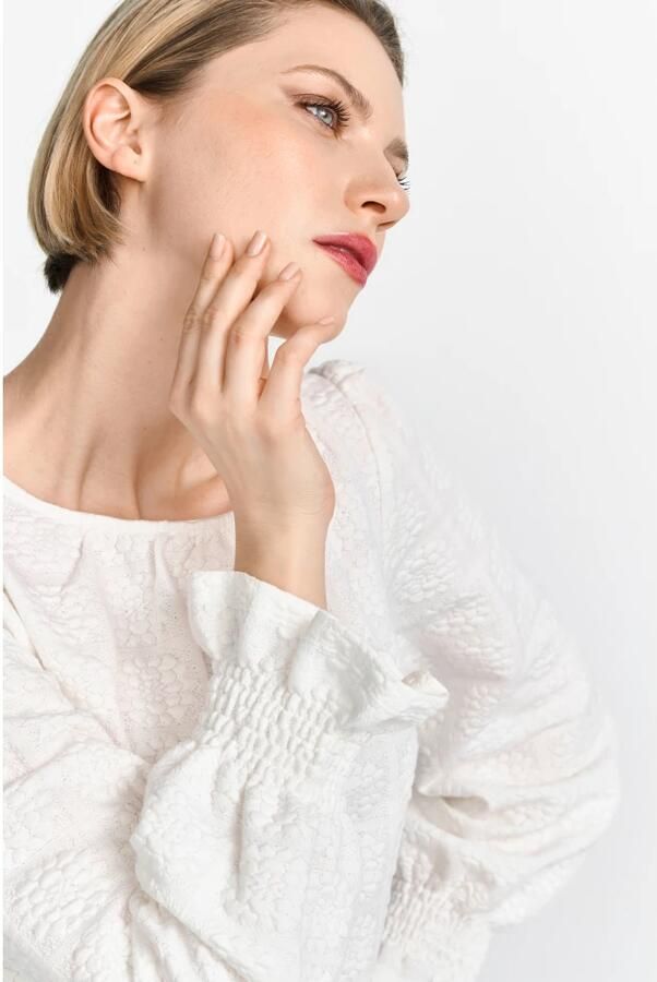 Rich & Royal Bloemen Longsleeve Top White Dames - Foto 2