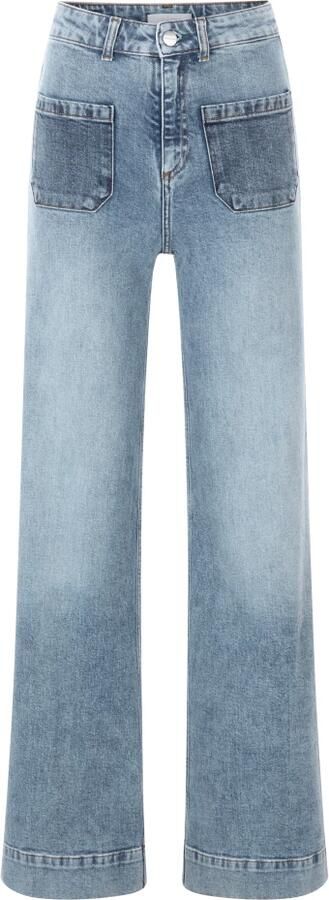 Rich & Royal Donkerblauwe Denim Jeans Blue Dames - Foto 5
