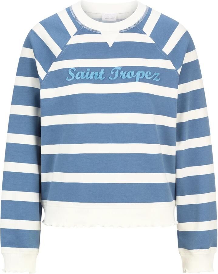 Rich & Royal Sweatshirt van biologische katoenmix met ronde hals