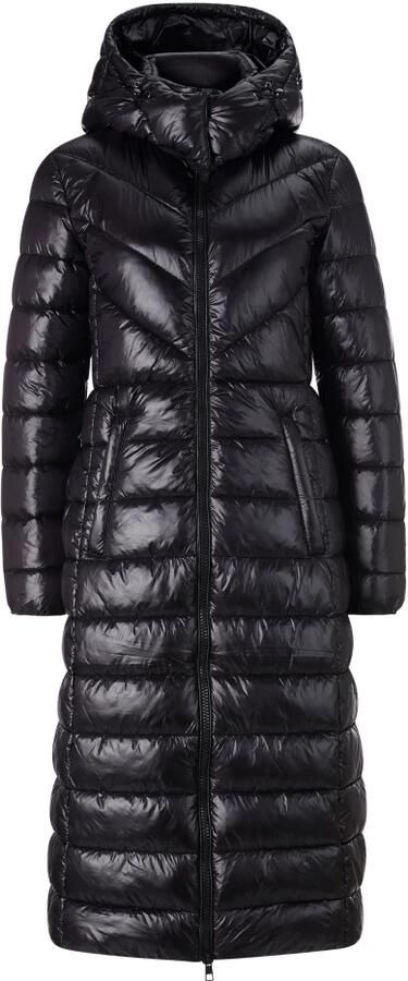 Rich & Royal Lange Pufferjas voor Extra Warmte Black Dames - Foto 6