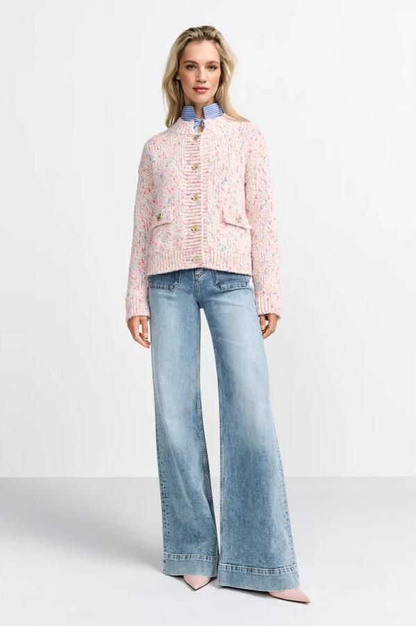 Rich & Royal Vest Opgestikte zakflappen overlappende schouder - Foto 3