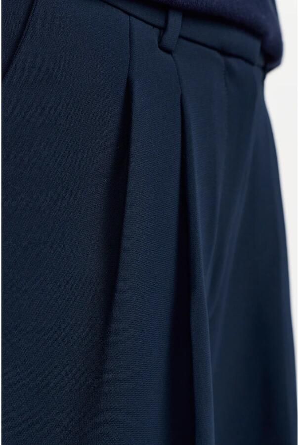 Rich & Royal Pantalon met vouw Met merkenlabel boven de tas - Foto 2