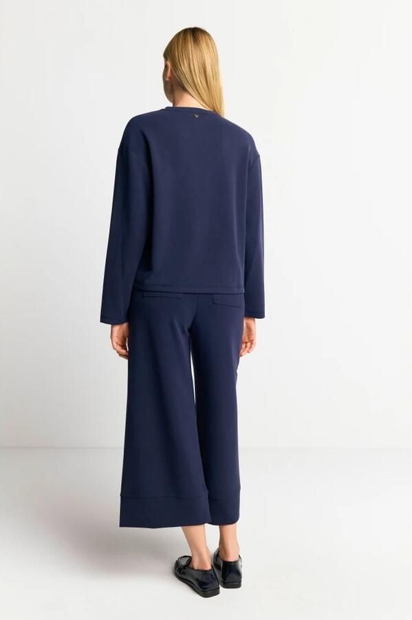 Rich & Royal Sweatshirt 2409 T Peach Crew oversneden schouders zachte greep ronde hals - Foto 4