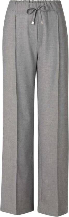 Rich & Royal Straight Trousers Grijs Dames