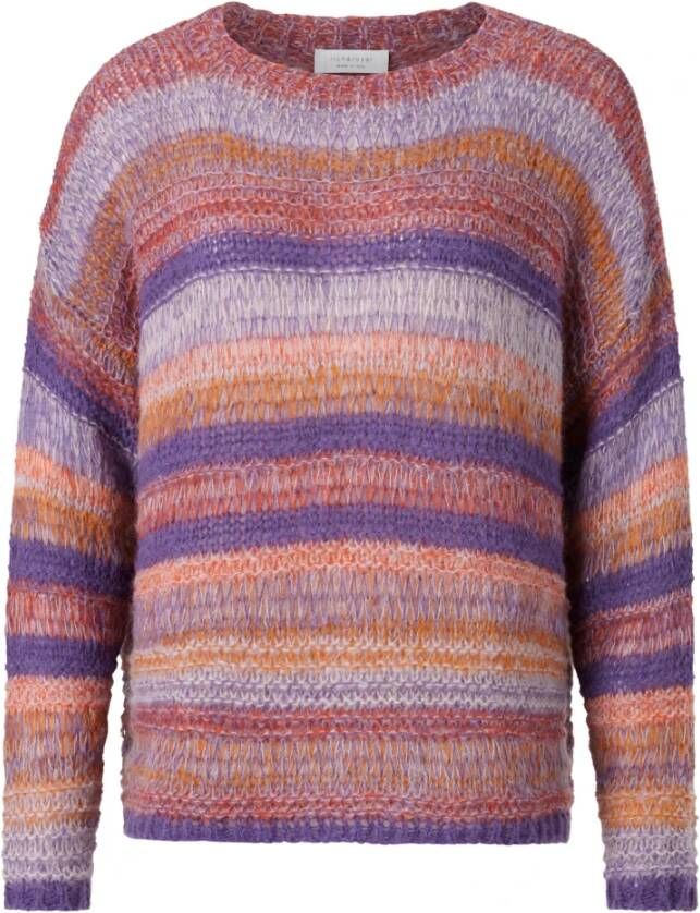 Rich & Royal Trui met ronde hals Purple Dames