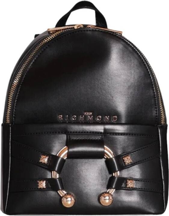 John Richmond Stijlvolle Zwarte Damesrugzak Black Dames