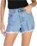 Richmond Dames Korte Broek van Katoen voor Lente Zomer Blue Dames - Thumbnail 1