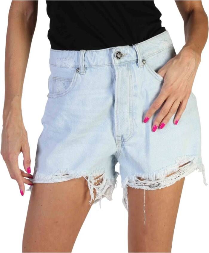 Richmond Dames Korte Broek van Katoen voor Lente Zomer Blue Dames