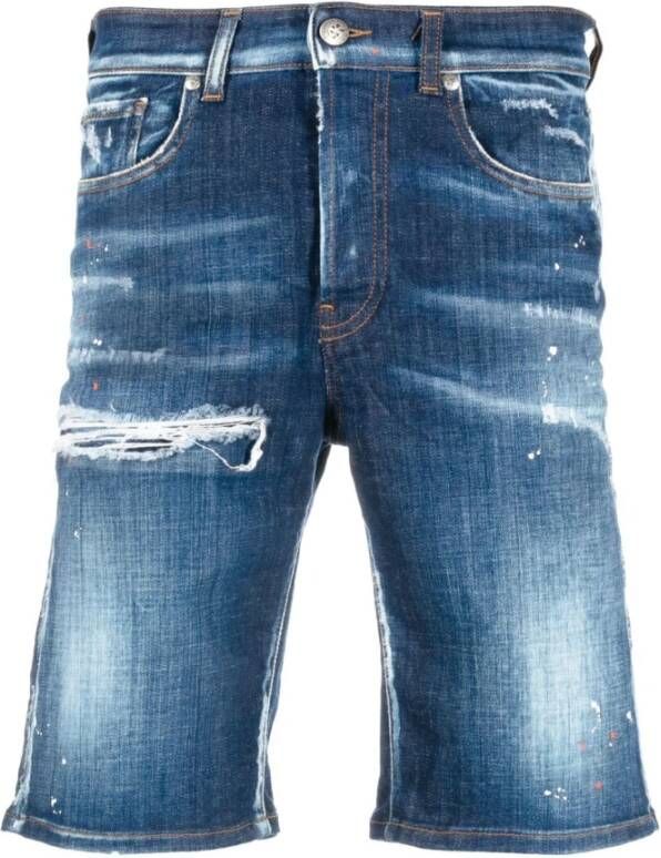Richmond Denim Shorts Blauw Heren