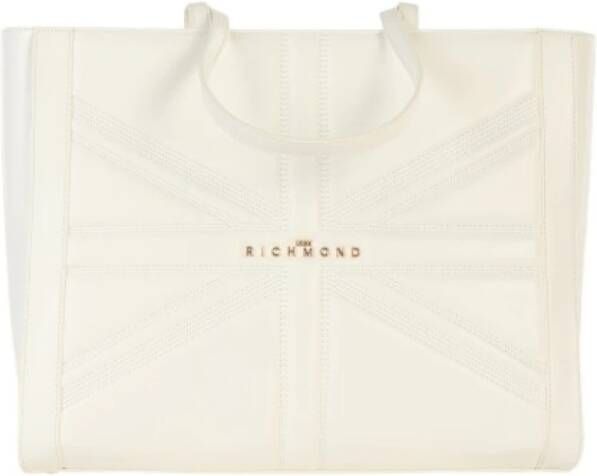 John Richmond Modieuze Tote Tas met Opvallende Print White Dames
