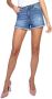 Richmond Stud Shorts met ritssluiting Blue Dames - Thumbnail 1