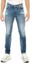 John Richmond Slim-Fit Logo Jeans Blauw Heren - Thumbnail 3