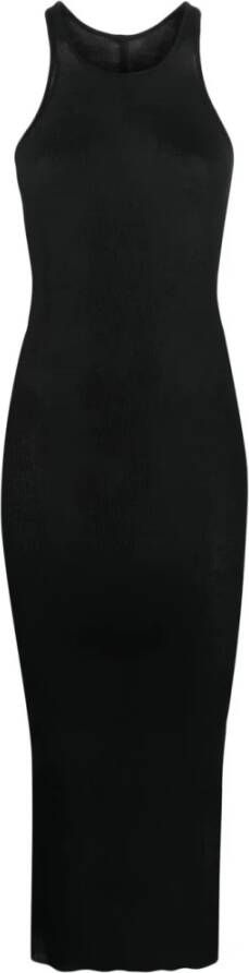 Rick Owens Dag Maxi -jurk Zwart Dames
