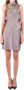 Rick Owens Casual Grijze Trapeze Mini Jurk Beige Dames - Thumbnail 1