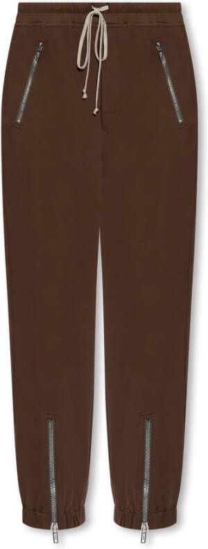 Rick Owens Loose-fitting sweatpants Bruin Heren