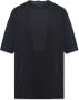 Rick Owens Luxor Top Crew Neck T-Shirt met Geometrische Patches Black Heren - Thumbnail 1