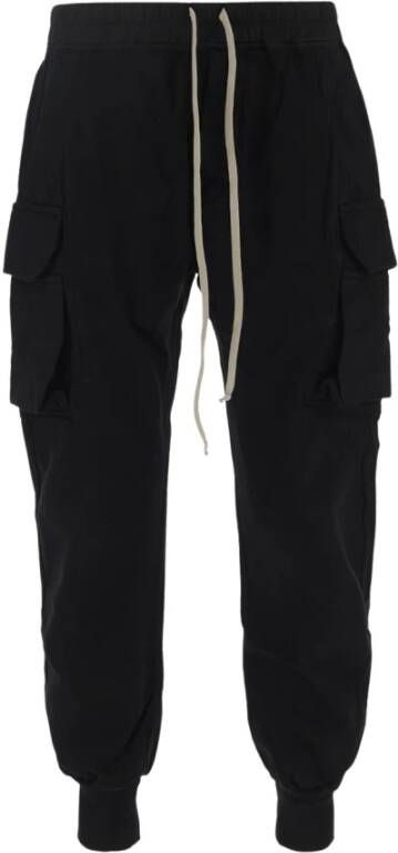 Rick Owens Mastodon Cut Sweatpants Zwart Heren