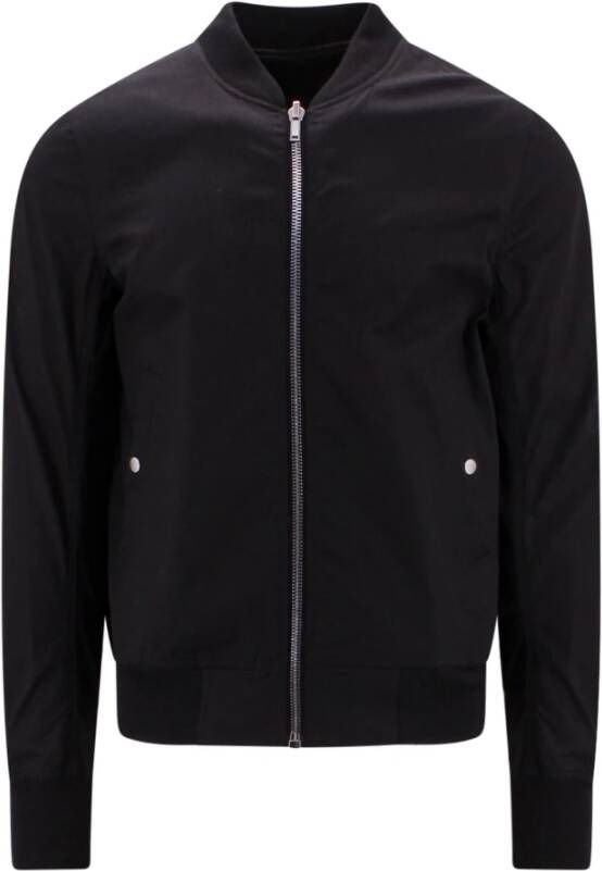 Rick Owens Men& Clothing Jackets Coats Black Ss23 Zwart Heren