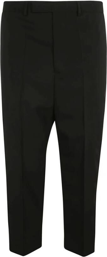 Rick Owens Khaki Business Suit Broek Black Heren