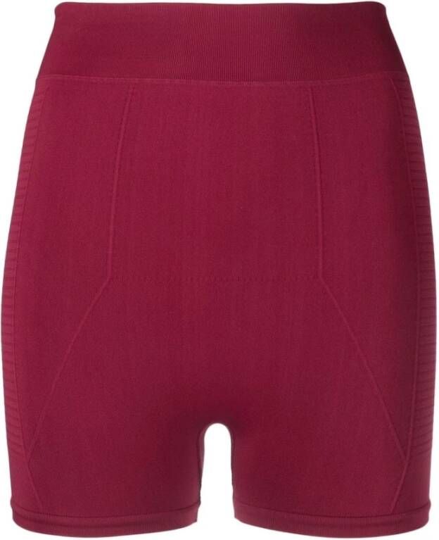 Rick Owens Fuchsia Shorts met hoge taille Pink Dames