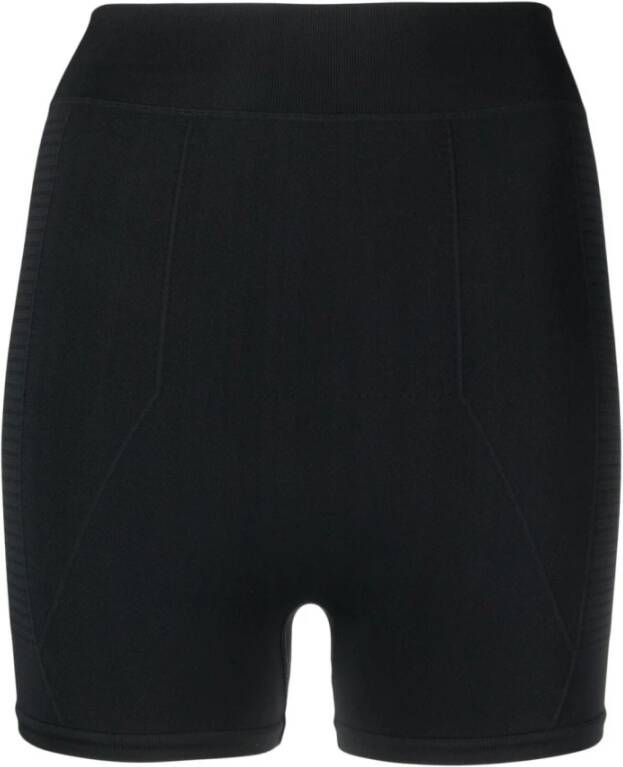 Rick Owens Zwarte Shorts met Hoge Taille Black Dames