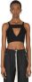 Rick Owens Sling Cut-Out Top Zwart Dames - Thumbnail 1