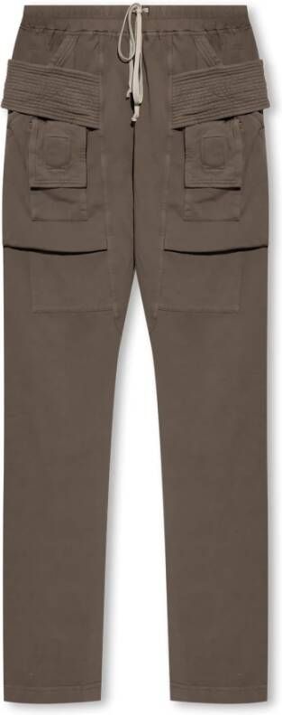 Rick Owens Sweatpants met zakken Grijs Heren
