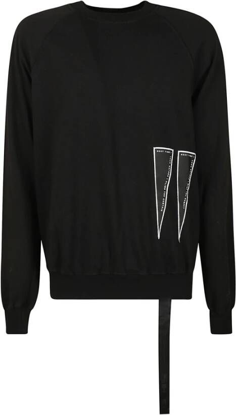 Rick Owens Sweatshirts Zwart Heren