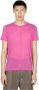 Rick Owens Level Handtekening T-Shirt Pink Heren - Thumbnail 1