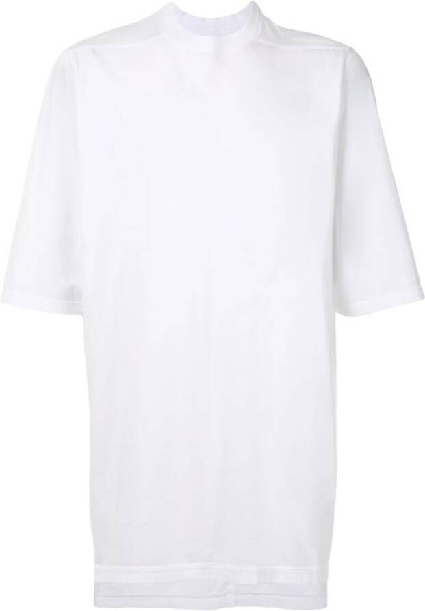 Rick Owens Oversize Jumbo T-Shirt Krijtwit White Heren