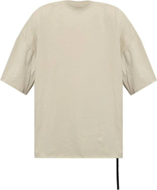 Rick Owens Tommy T-Shirt Beige Heren