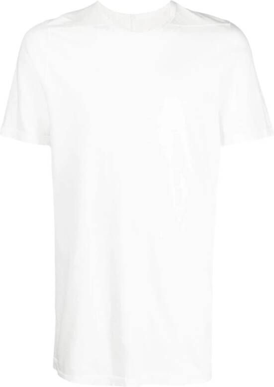 Rick Owens Moderne Crew-neck Katoenen T-shirt White Heren