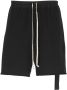 Rick Owens Zwarte Bermuda Shorts van Katoen voor Mannen Zwart Heren - Thumbnail 1