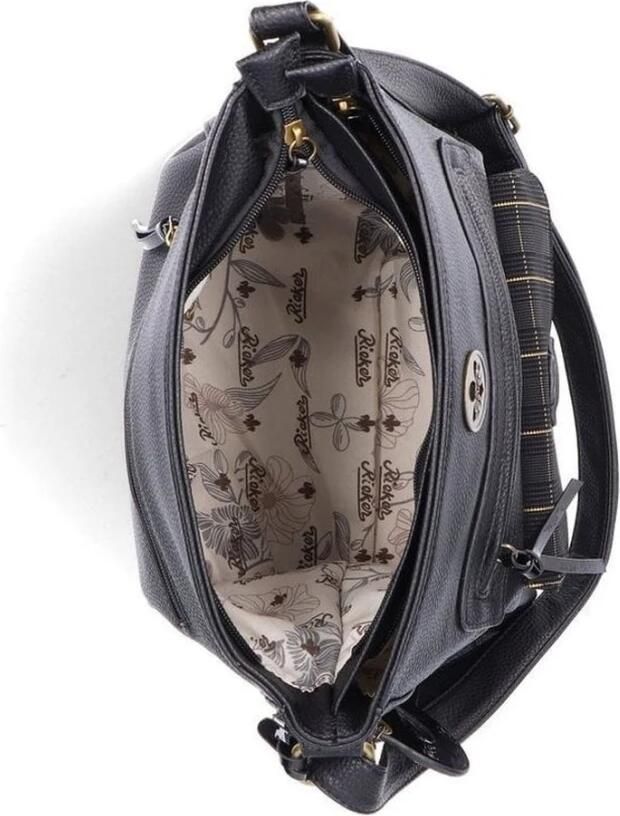 Rieker Schoudertas Montenegro Guana Eagle met decoratieve gesp en vlechtband - Foto 2