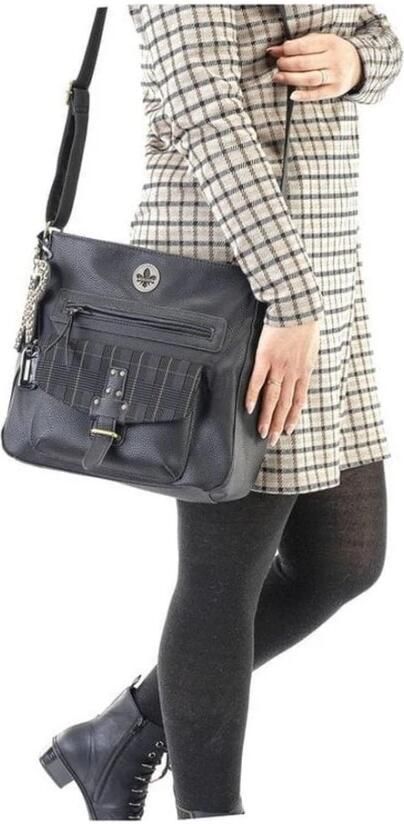 Rieker Schoudertas Montenegro Guana Eagle met decoratieve gesp en vlechtband - Foto 6