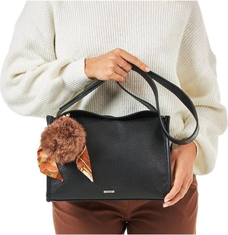 Rieker Schoudertas Marmer Schoudertas dames tas met veel opbergruimte