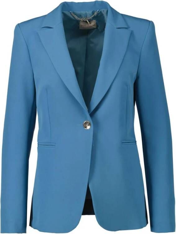 RINASCIMENTO Elegante Blazer Jas voor Vrouwen Blue Dames