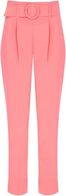 RINASCIMENTO broek met hoge taille Cfc0114514003 Oranje Dames