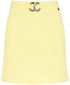 RINASCIMENTO Effen Rok met Cape Voorjaar-Zomer 2023 Collectie Yellow Dames
