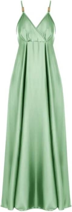 RINASCIMENTO Lange Jurk Cfc0019137002 Groen Dames