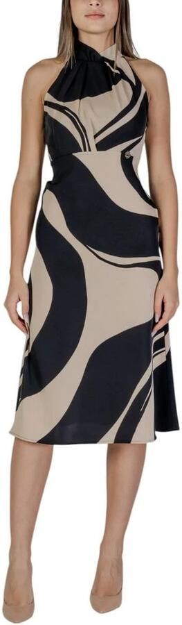 RINASCIMENTO Beige Polyester Zomerjurk Multicolor Dames