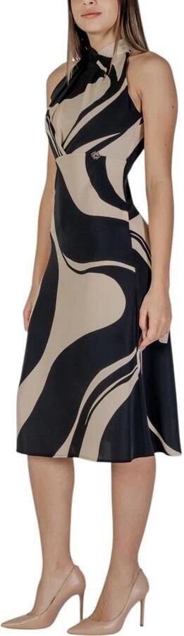 RINASCIMENTO Beige Polyester Zomerjurk Multicolor Dames - Foto 4