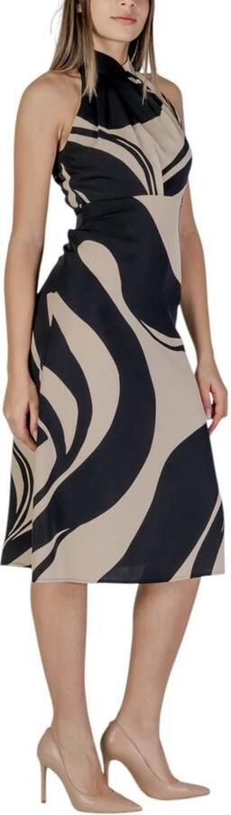 RINASCIMENTO Beige Polyester Zomerjurk Multicolor Dames - Foto 5