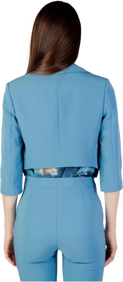 RINASCIMENTO Blazer met lange mouwen en revers Blue Dames - Foto 2