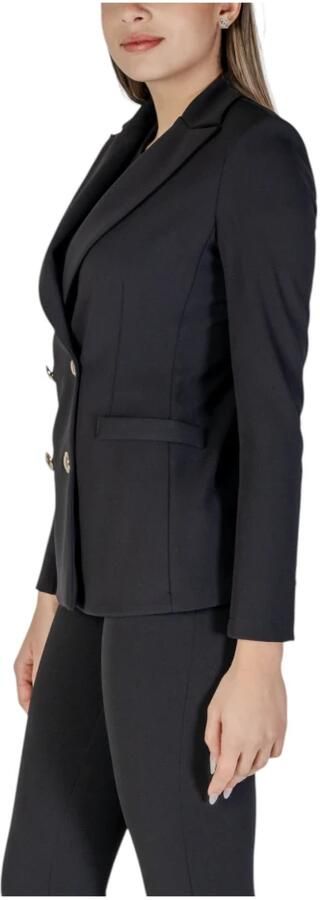 RINASCIMENTO Zwarte Polyester Damesjasje Lente Zomer Black Dames - Foto 2