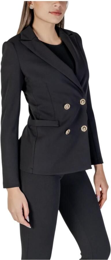 RINASCIMENTO Zwarte Polyester Damesjasje Lente Zomer Black Dames