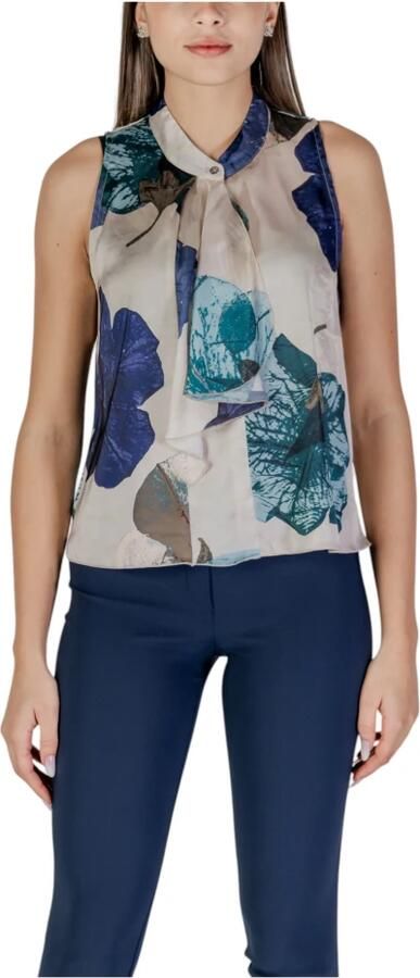 RINASCIMENTO Bloemen Mouwloze Blouse Multicolor Dames - Foto 3