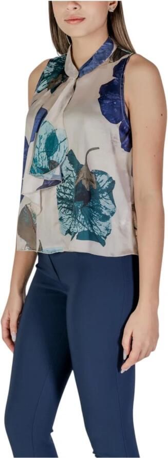 RINASCIMENTO Bloemen Mouwloze Blouse Multicolor Dames - Foto 2