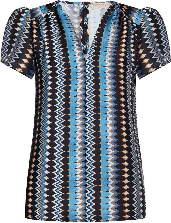 RINASCIMENTO Geometric Print Mini Dress Multicolor Dames