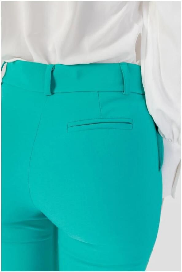 RINASCIMENTO Groene broek met rits en knoopsluiting Green Dames - Foto 2